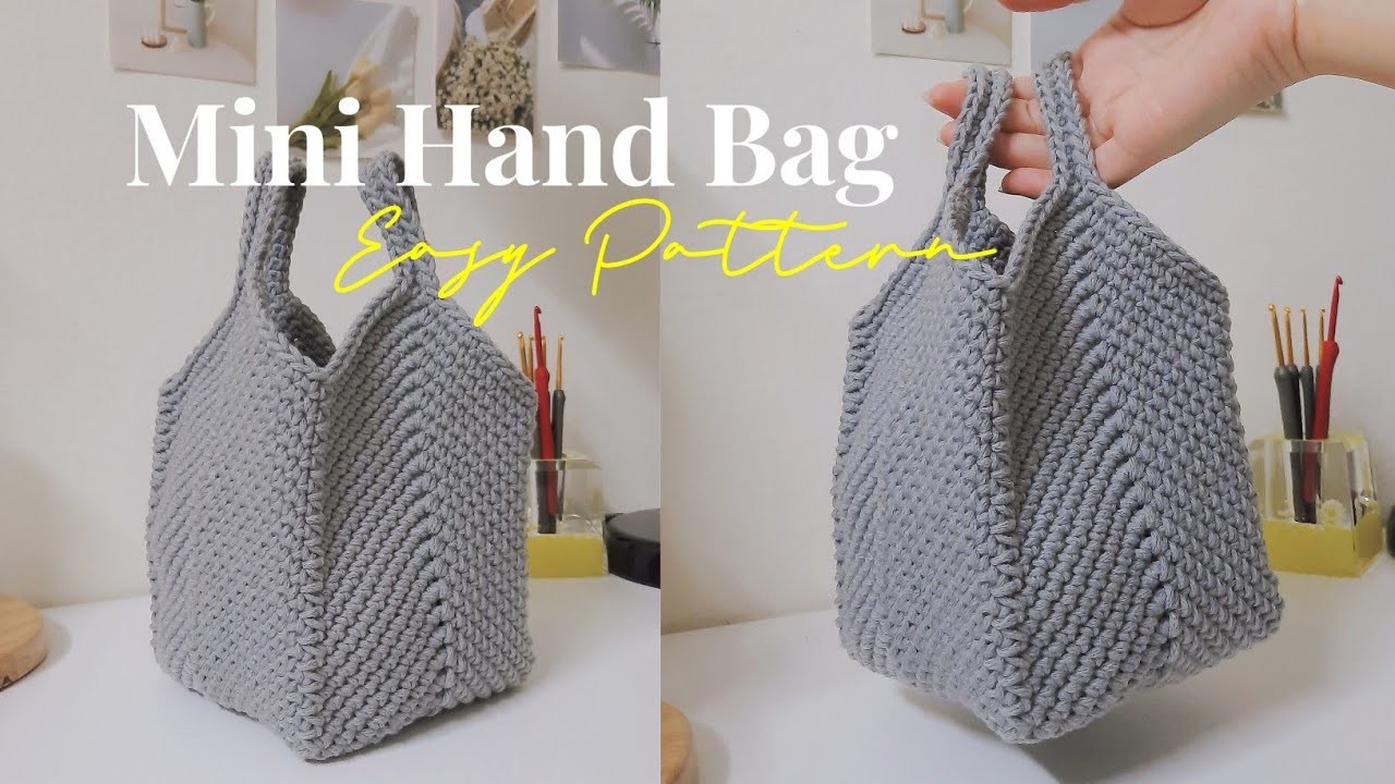 Mini Hand Bag Crochet | How to Crochet | Easy Pattern