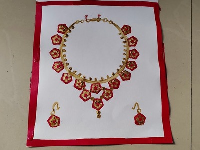Necklace set with ladyfinger
