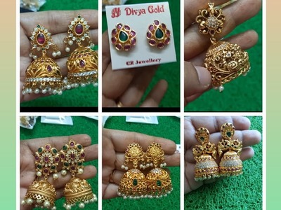 One gram gold Earrings collection????????Giveaway Gift????????