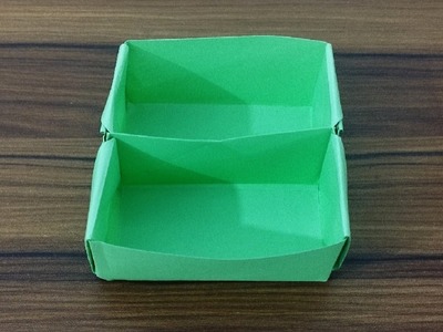 Origami Divider Box - DIY Organization Box tutorial