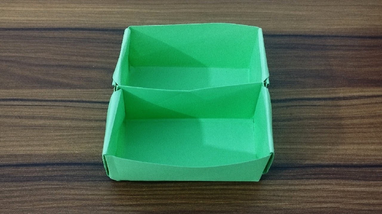 Origami Divider Box - DIY Organization Box tutorial