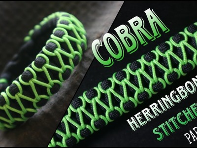 [PART 1] HOW TO MAKE COBRA KNOT WITH HERRINGBONE STITCHED PARACORD BRACELET, EASY PARACORD TUTORIAL