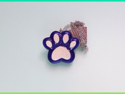 Resin art Amazing cat paw pendant made of wood and epoxy resin.Diy. RESIN ART. Epoxy resin.