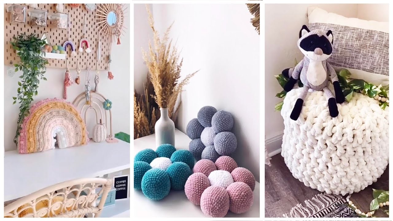 TikTok Crochet Home Decoration ???? BOOHOO ROOM DECOR ???? Ideas - Compilation 138 | @blu_llama
