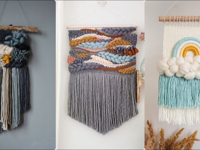 TRENDING Super EASY Woven  MACRAME wall hanging ideas | home interior | home decor | wall decor