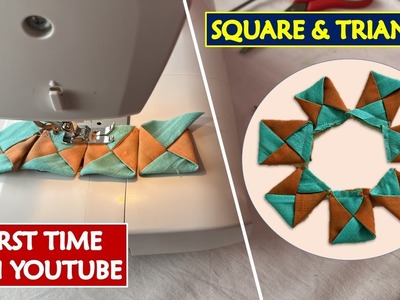 Unique Squares and Triangle Sleeves Design || First Time on YouTube || #summifashion