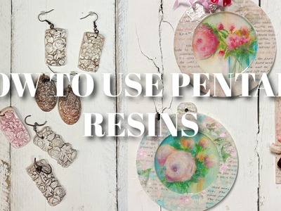 Using Pentart Resin to Make Ornaments and Jewelry #resin #pentart #ellenjgoods