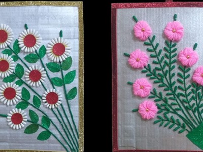 Wall hanging decoration ideas || Best Out of Waste Woolen Wall Hanging