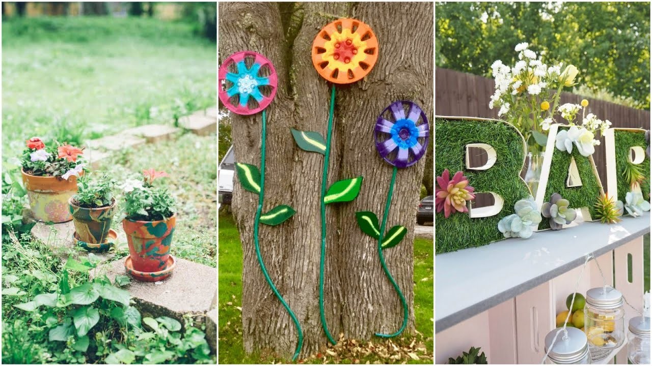 50+ DIY garden Decor Ideas | Amazing DIY Garden Ideas