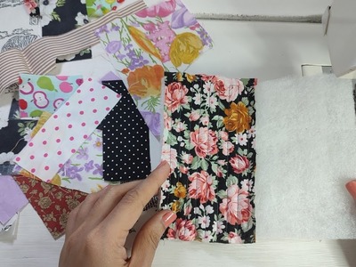 Amazing Patchwork Idea for Scrap fabrics. Sewing and Patchwork for beginners.