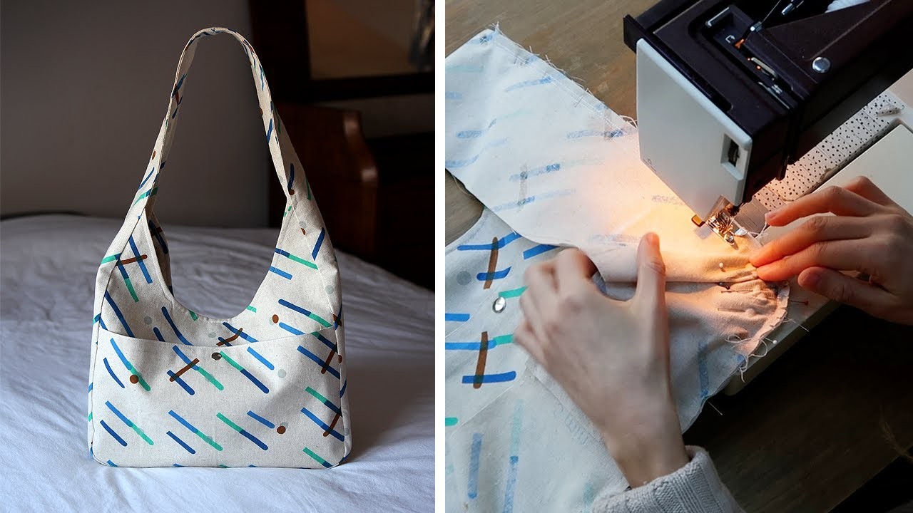 Bag sewing tutorial DIY | Oui Pattern Max boho shoulder bag