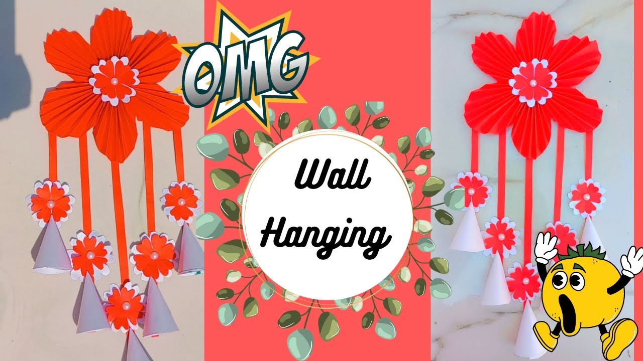 Beautiful Wall Hanging Craft idea.Quick and Easy DIY Wall Hanging ❤️.Valentines day Decoration