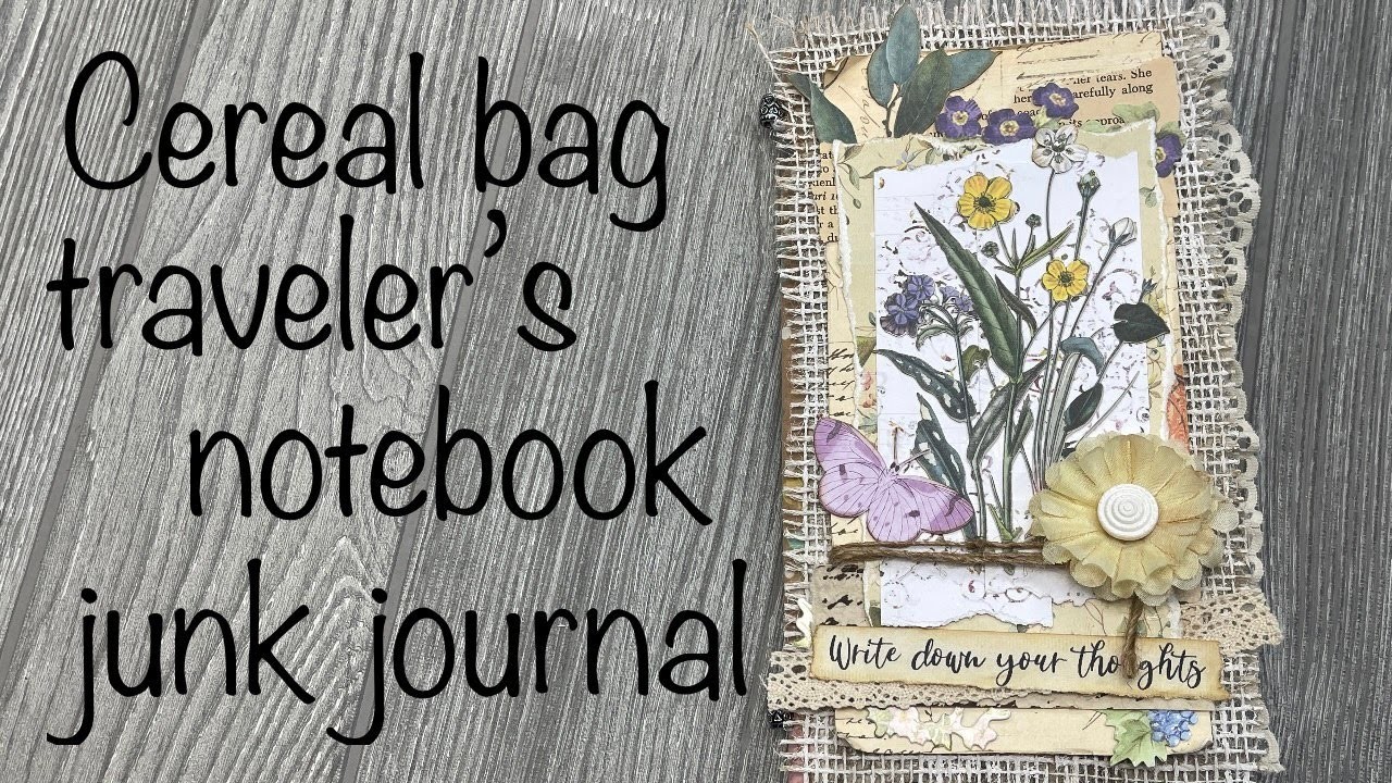 Cereal bag traveler’s notebook junk journal covers ???? *part 2*
