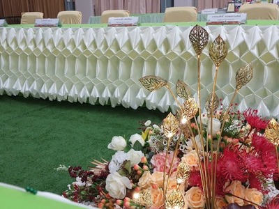 DIY 75 Elegant Cloth Decorations Tables Skirting Thai style @THAILAND STORY LIFE
