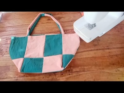 Diy bag | How to make Diy beautiful fabric bag.