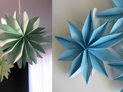 DIY Cara Membuat Hiasan Jendela Dari Kertas | Room Decoration Ideas