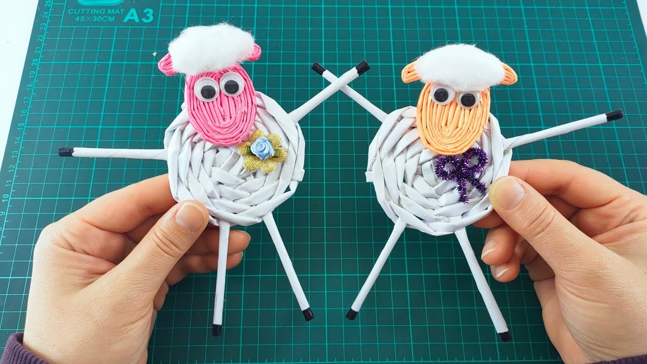 DIY - Cute Fridge Magnet by Paper - Craft Ideas for Kitchen Decor