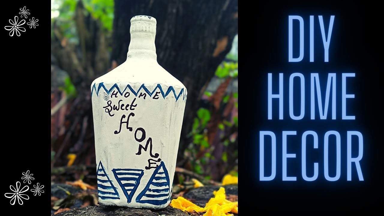 DIY glass bottle Decoration Ideas | DIY Room Decor ideas | Art#_ 61 |DIY