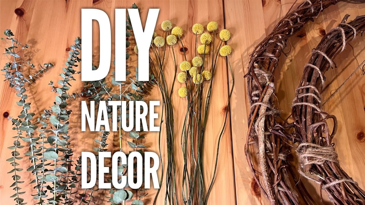 DIY Nature Decor For Spring | Imbolc Season | Making a Dried Flower Wreath | EARTHSEED DETROIT