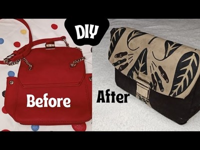 DIY No-Sew Ankara Bag| How I Covered This Bag With Ankara Fabric