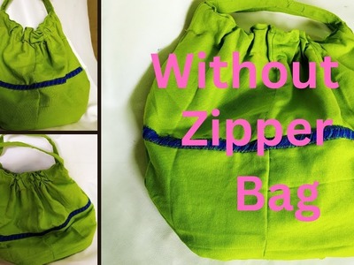 DIY  Without Zipper Bag | bag banane ka tarika | diy bag tutorial
