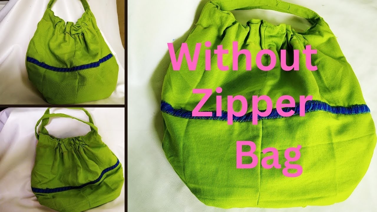 DIY  Without Zipper Bag | bag banane ka tarika | diy bag tutorial