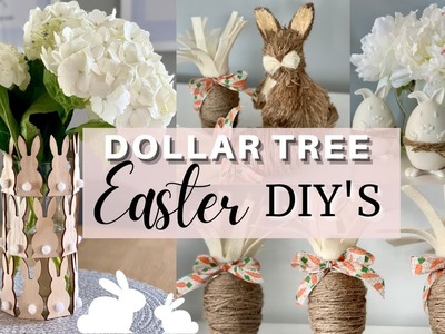 DOLLAR TREE EASTER DIY | Dollar Tree DIY’s 2023 | HIGH END Easter and Spring Decor 2023