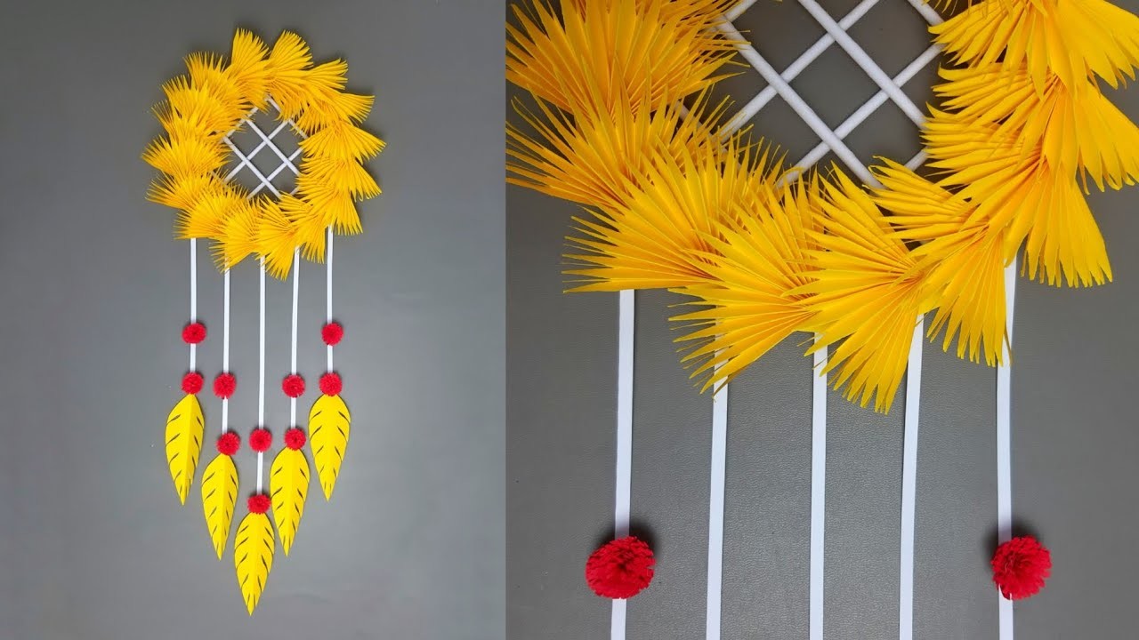 Easy and quick wall hanging craft | DIY home decoration | wallmate ideas