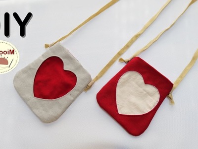 EP.2 Valentine Gift ideas | DIY Cute Heart Pouch
