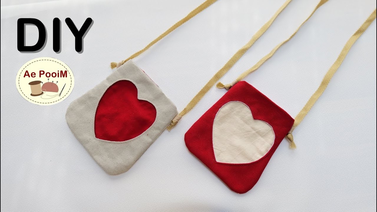 EP.2 Valentine Gift ideas | DIY Cute Heart Pouch