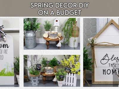 High-End Farmhouse Spring Decor | Spring Decor DIY