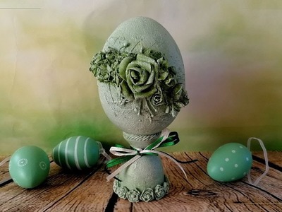 How to decorate styrofoam egg for Easter - DIY