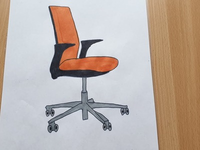 How to Draw Office Chair Easy Desing Art Decoration