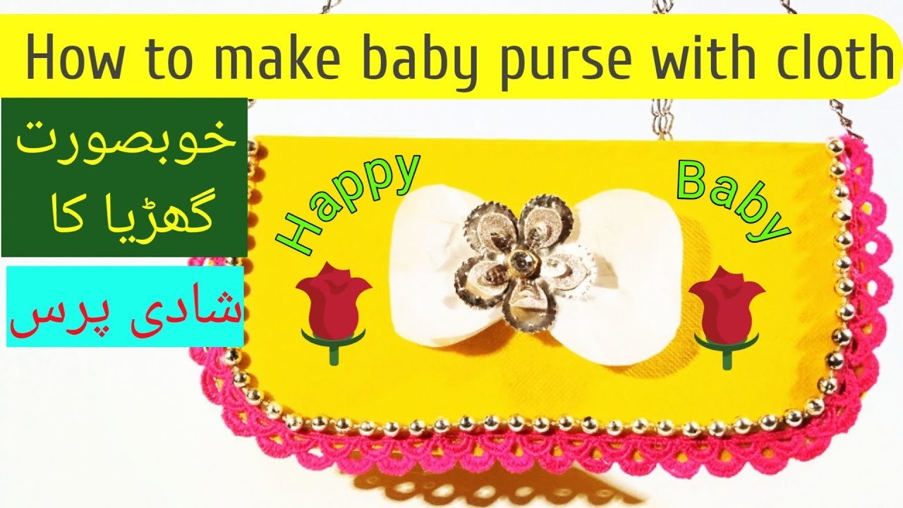 How to make a diy mini purse dollhouse baby | Miniature purse