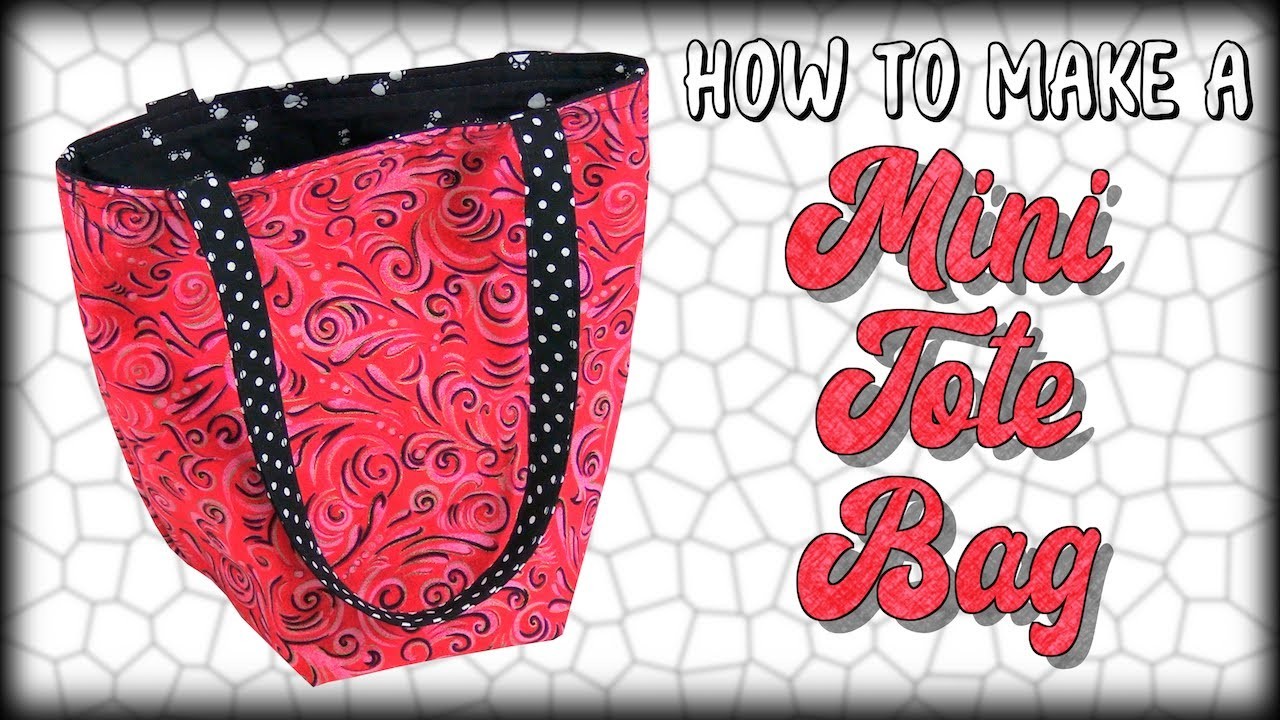 How to Make a Mini Tote Bag | The Sewing Room Channel