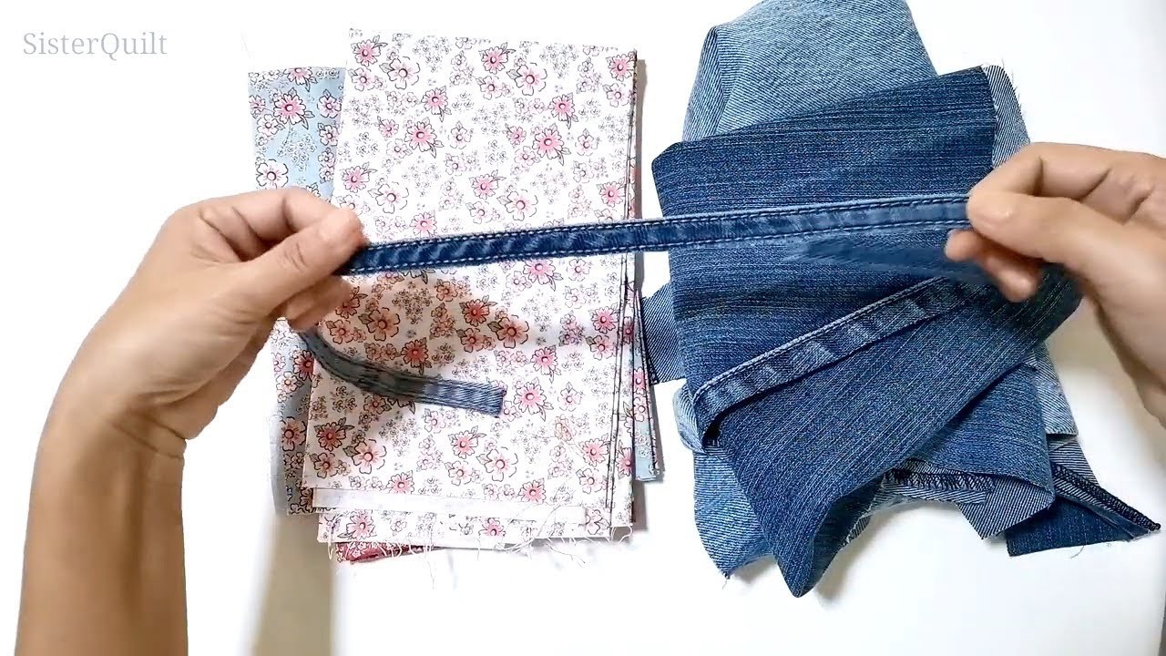 How to make old jeans coasters | Diy Teamates | Gift idea