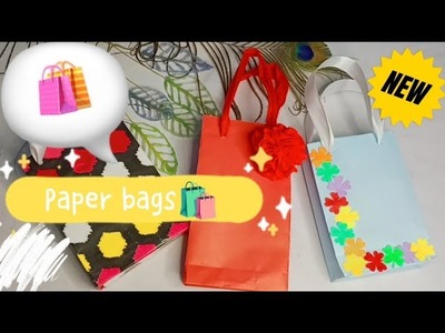 How to make paper bags? || easy and simple || diy || crafting is a fun || crafting ideas||