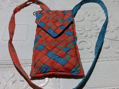 How to sewing phone bag diy from patchwork