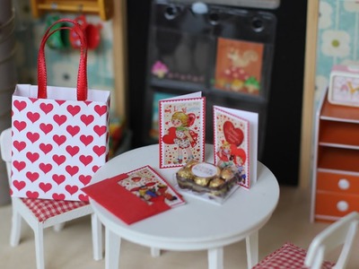 Last-Minute Love: Quick & easy DIY Miniature Valentine’s goodie bags | ASMR miniature tutorial ????❤️