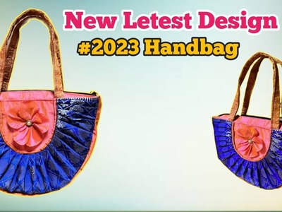 Letest Design Ladies handbag cutting and stitching | DIY Bag. Handbag. Zipper Handbag | 2023 bag
