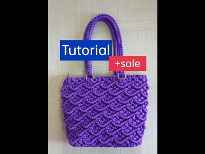 Making DIY video for macrame bag + SALE Prize Rs.800  @laksbags8935 ​