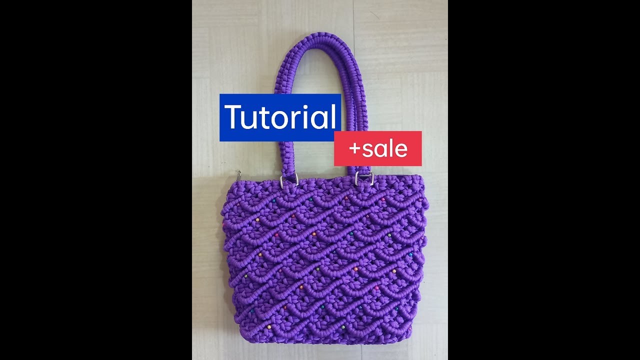 Making DIY video for macrame bag + SALE Prize Rs.800  @laksbags8935 ​