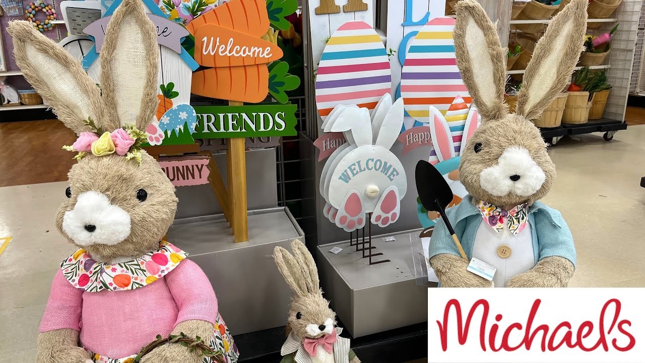 MICHAELS EASTER AND SPRING HOME DECOR SHOP WITH ME