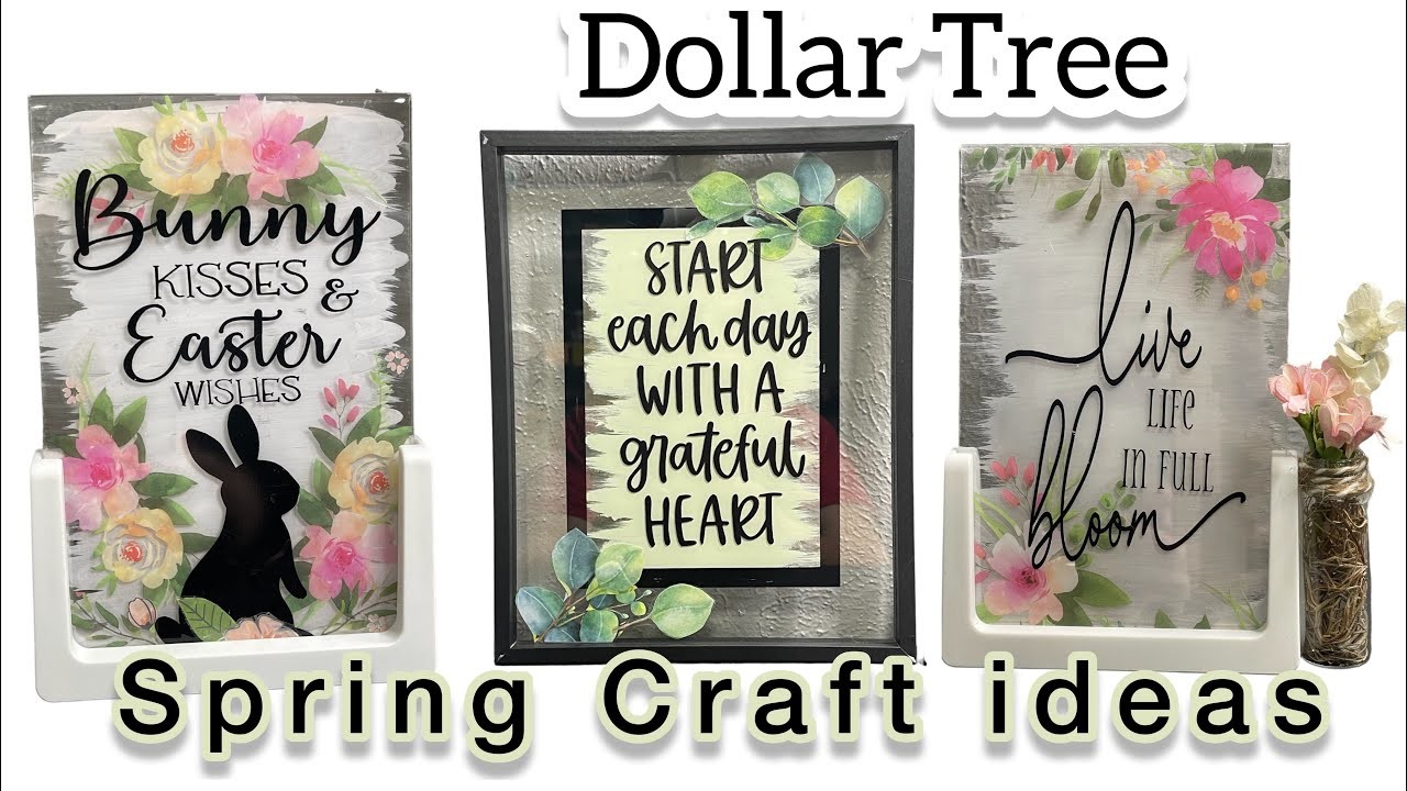 New Craft Ideas for Spring Easy, Dollar Tree
