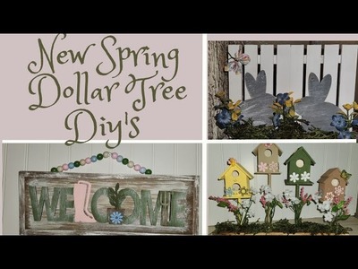 New Dollar Tree Spring Diy's || Budget Friendly Diy's