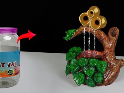 Plastic bottle Waterfall making || Amazing Ideas - Make Beautiful waterfall