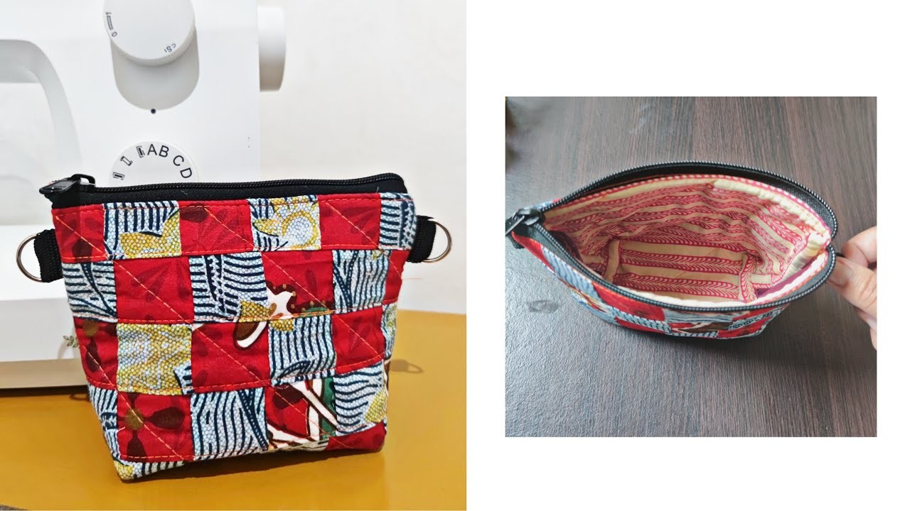 Pouch from patchwork