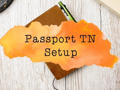 Purse set up in a Passport TN