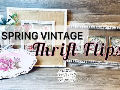 Spring Thrift Flip DIY's | Budget Friendly Vintage French Country  Spring DIY'S  | Pastel Colors
