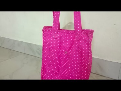 "tiffin bag banane ka aasan tarika. diy tiffin bag," market bag making at home ????